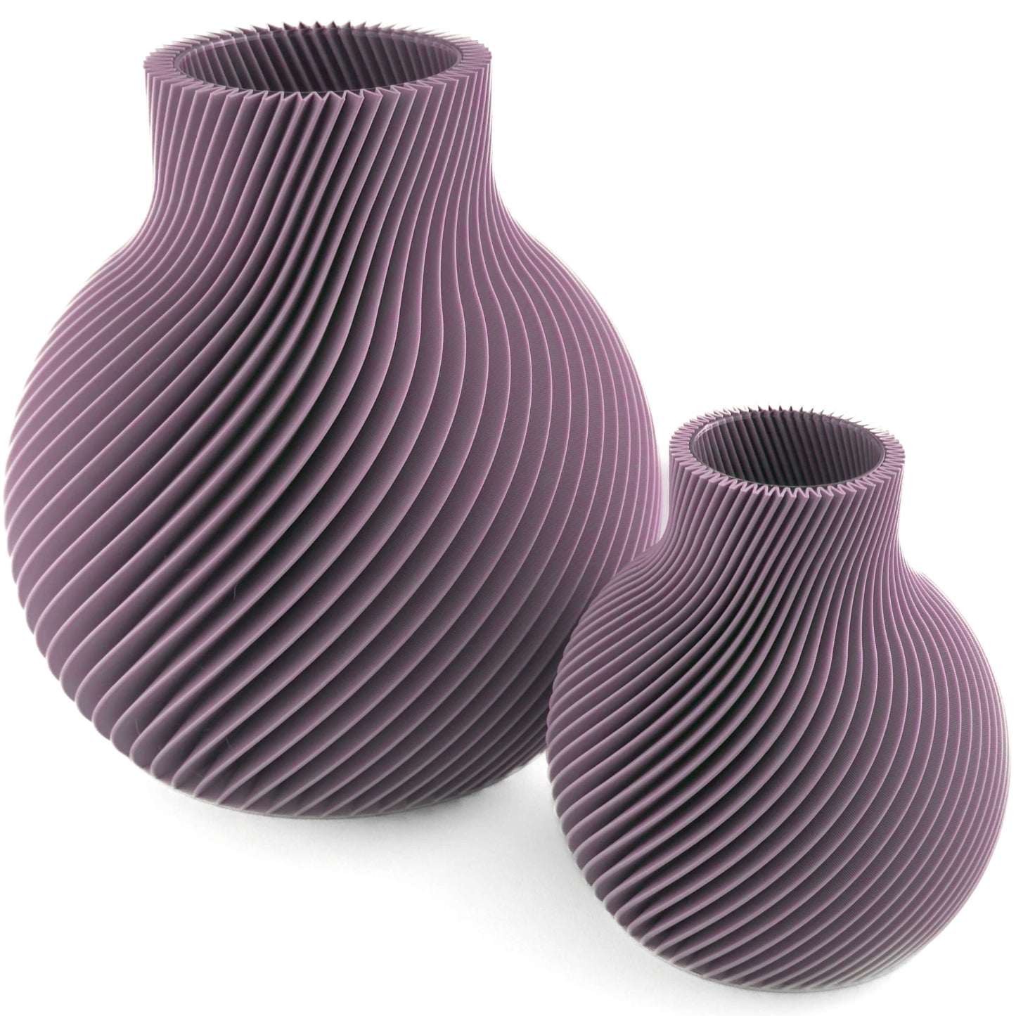Kael Vase in Lila – PLA-Dekovase mit Charakter