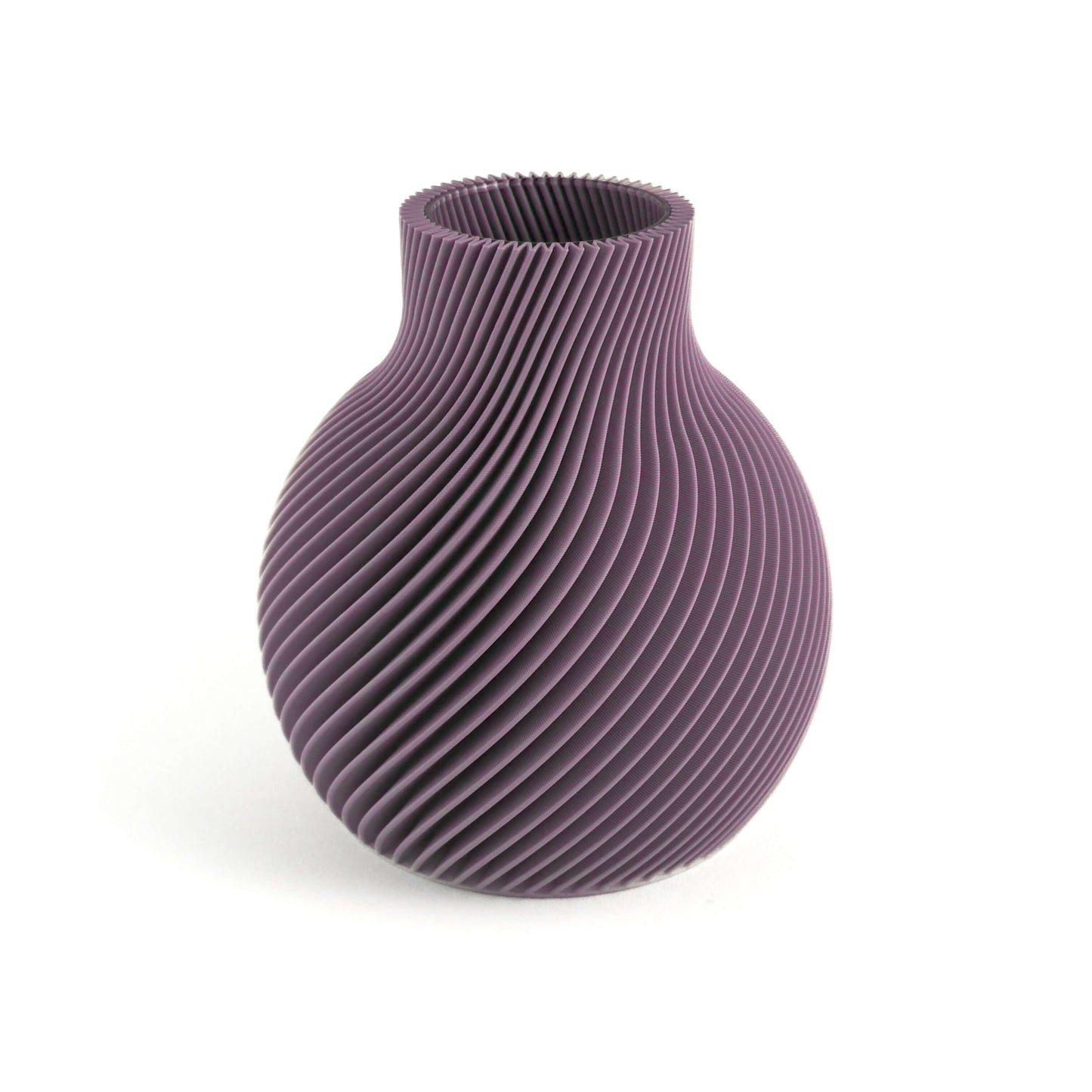 Kleine Aris Vase in Lila – minimalistische 3D-Deko von Cranny