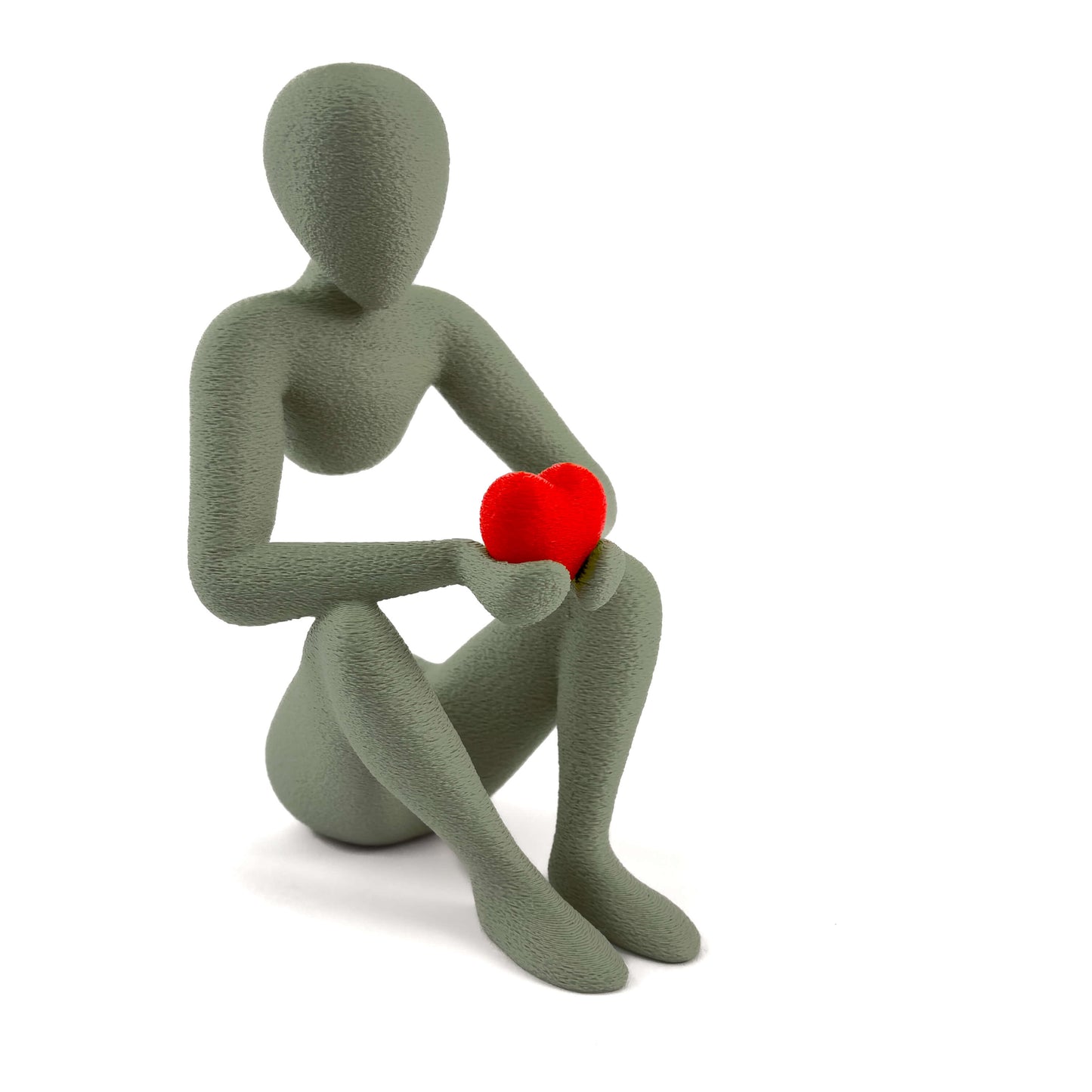 CAIA Figur in gruen, Größe klein – 3D-gedruckt aus PLA von Cranny