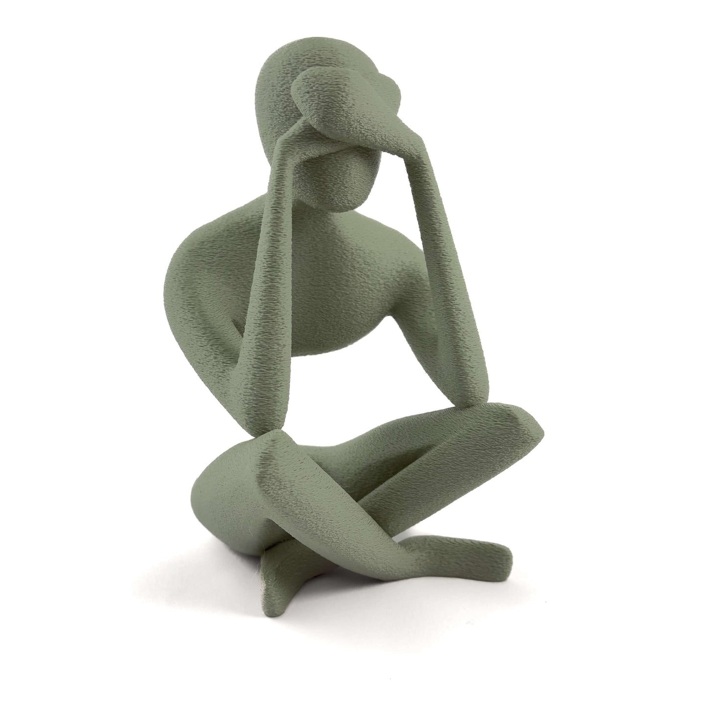 ELUN Figur in gruen, Größe klein – 3D-gedruckt aus PLA von Cranny