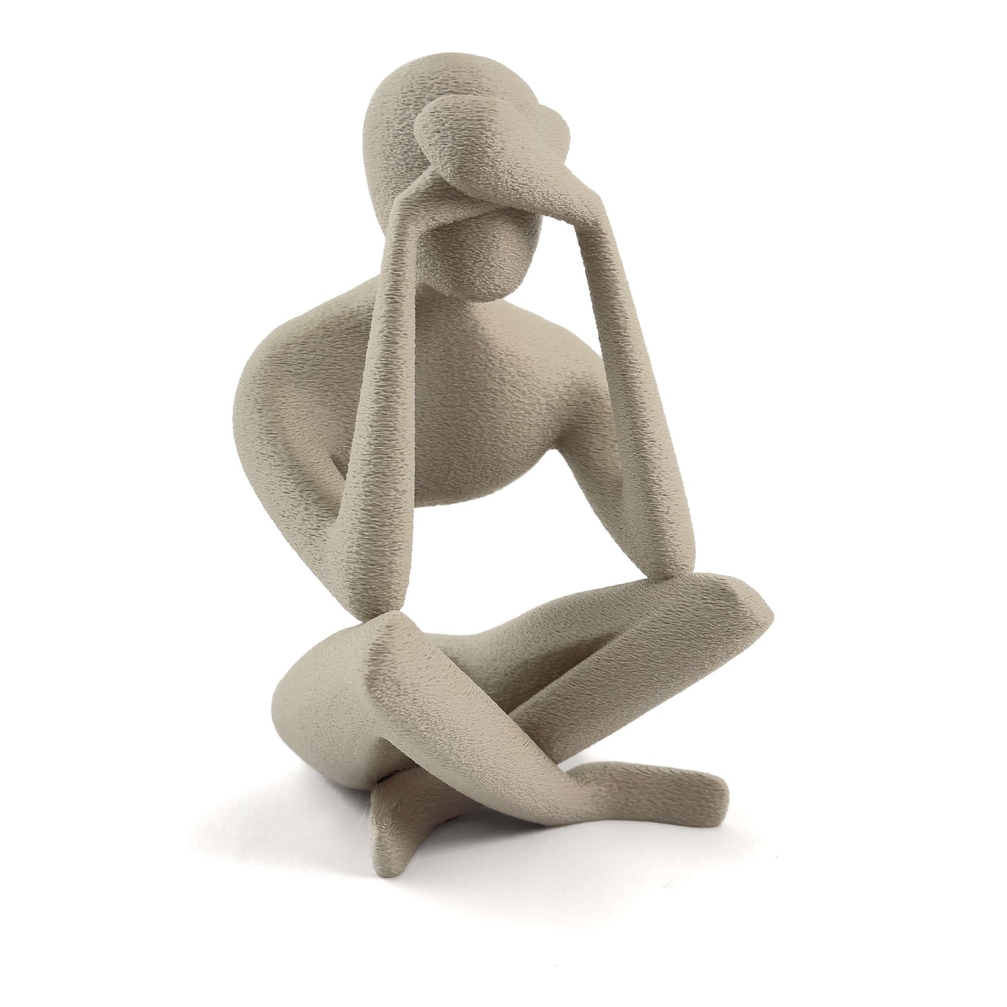 ELUN Figur in weiss, Größe klein – 3D-gedruckt aus PLA von Cranny