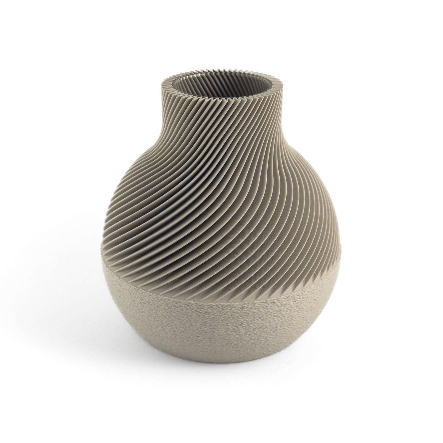 KAEL Vase in weiss, Größe klein – 3D-gedruckt aus PLA von Cranny