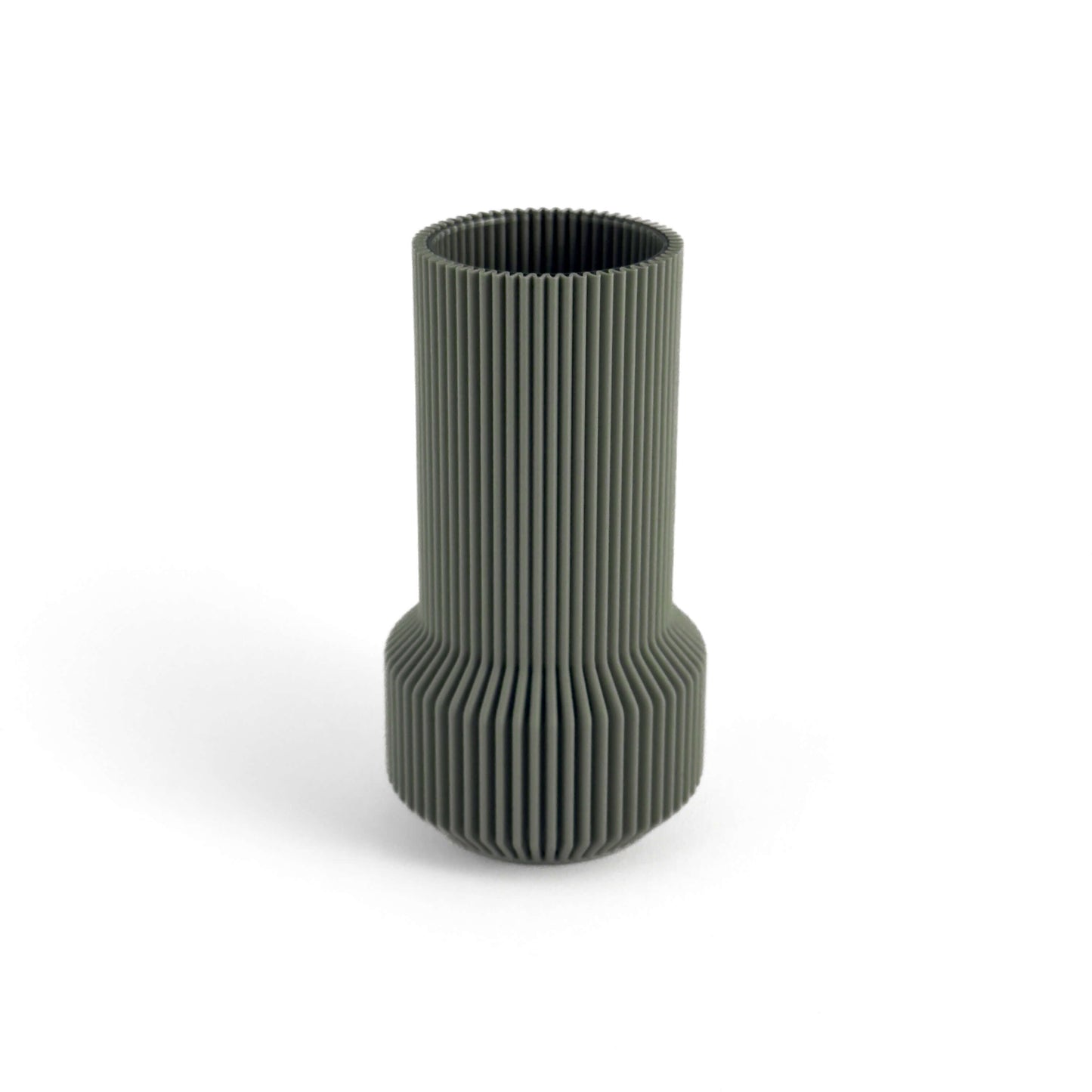 NOVA Vase in gruen, Größe klein – 3D-gedruckt aus PLA von Cranny
