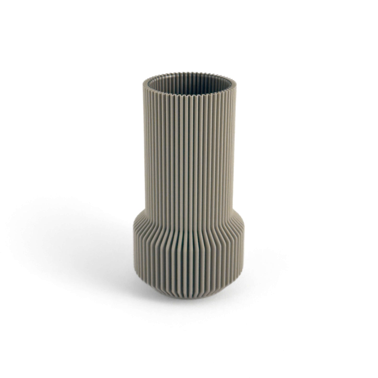 NOVA Vase in weiss, Größe klein – 3D-gedruckt aus PLA von Cranny