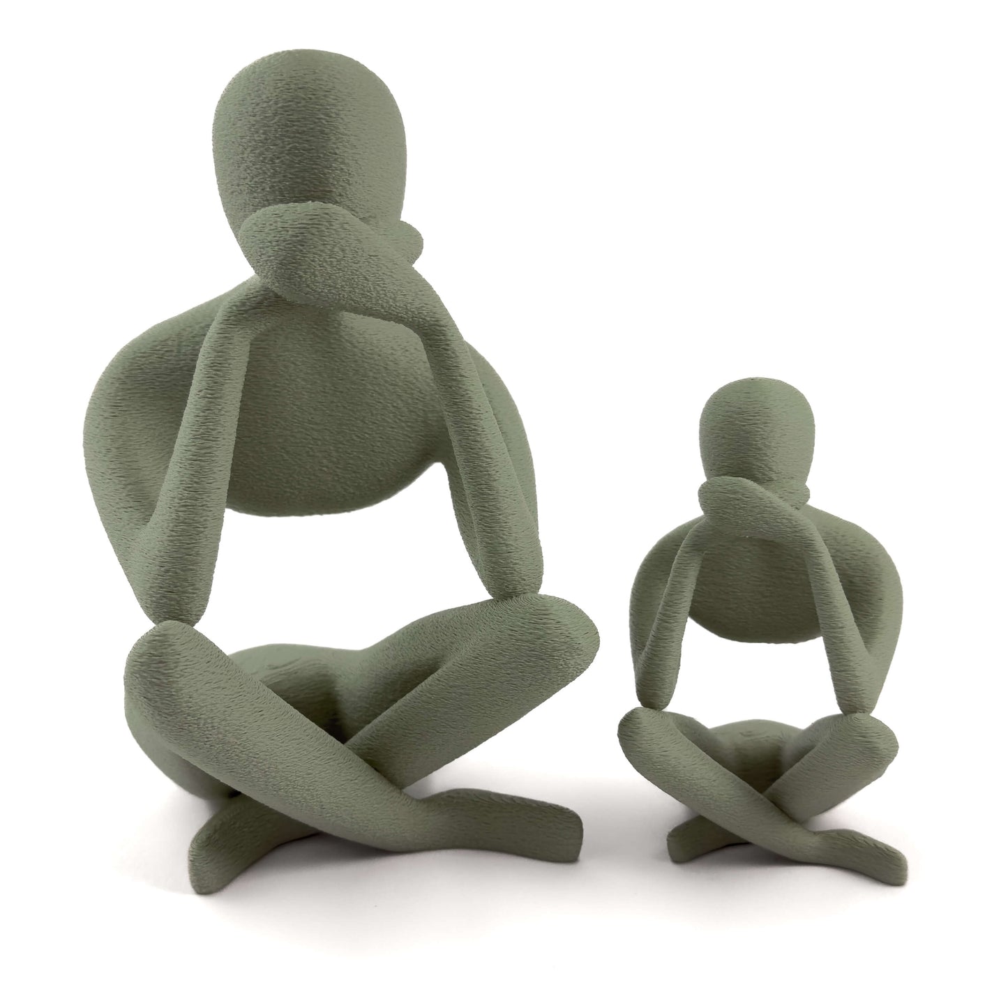 RUVO Figur in gruen, Größe beide – 3D-gedruckt aus PLA von Cranny