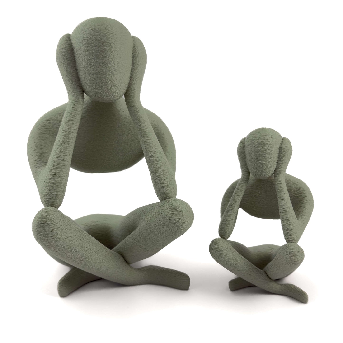 SOVA Figur in gruen, Größe beide – 3D-gedruckt aus PLA von Cranny
