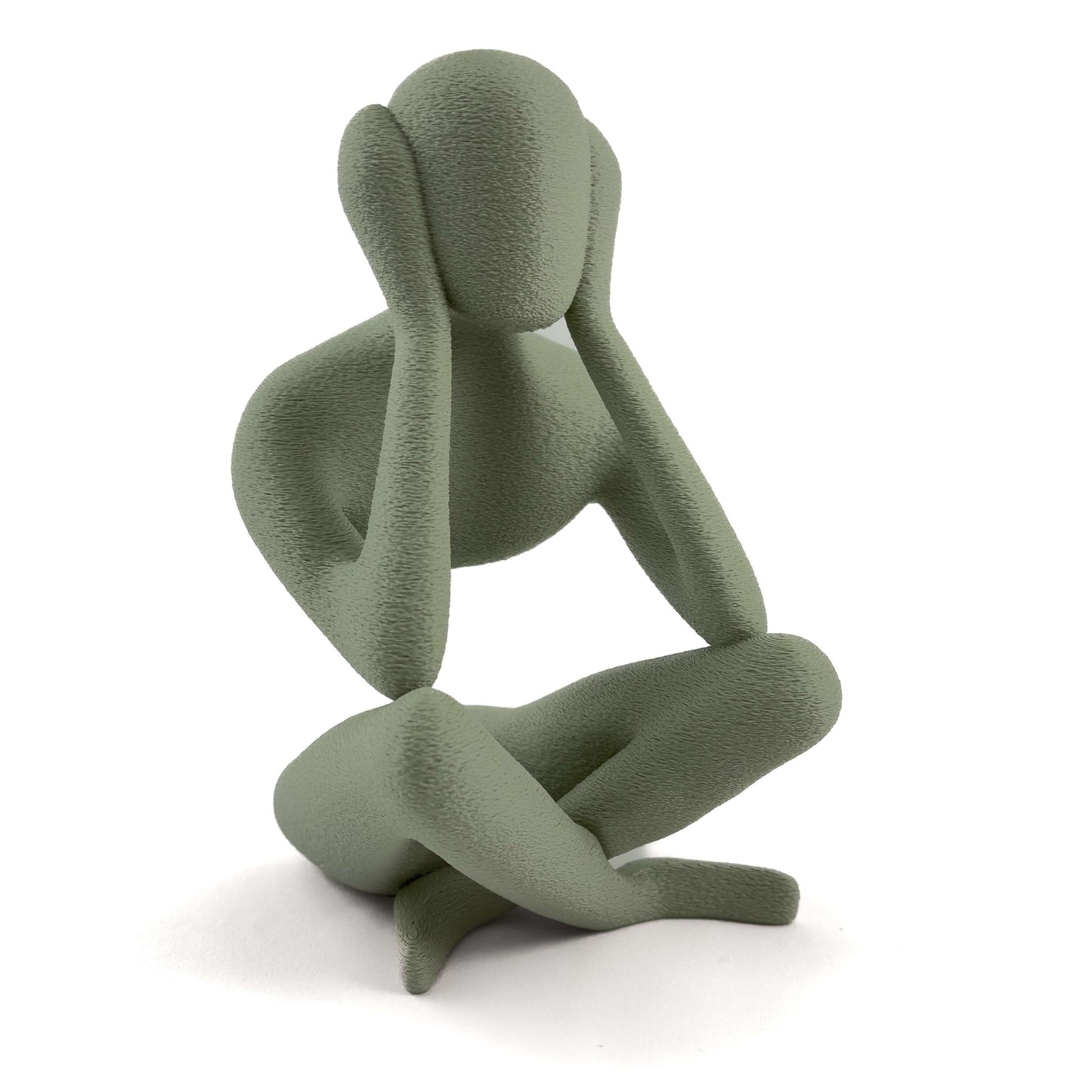 SOVA Figur in gruen, Größe klein – 3D-gedruckt aus PLA von Cranny