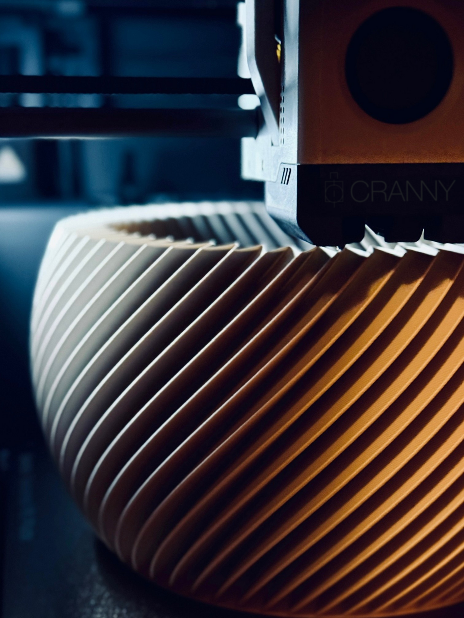 Druckprozess Beispiel Vase Aris Cranny 3D Druck Technologie