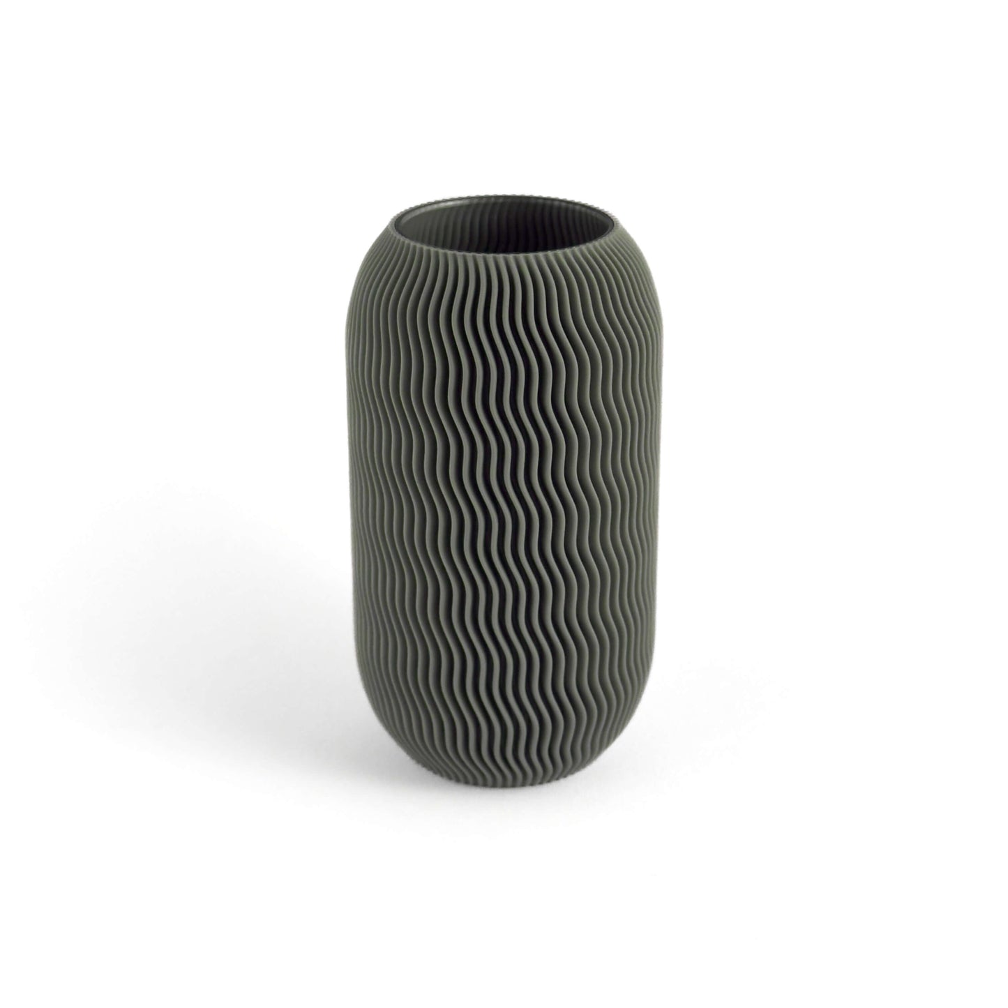 ZIN Vase in gruen, Größe klein – 3D-gedruckt aus PLA von Cranny