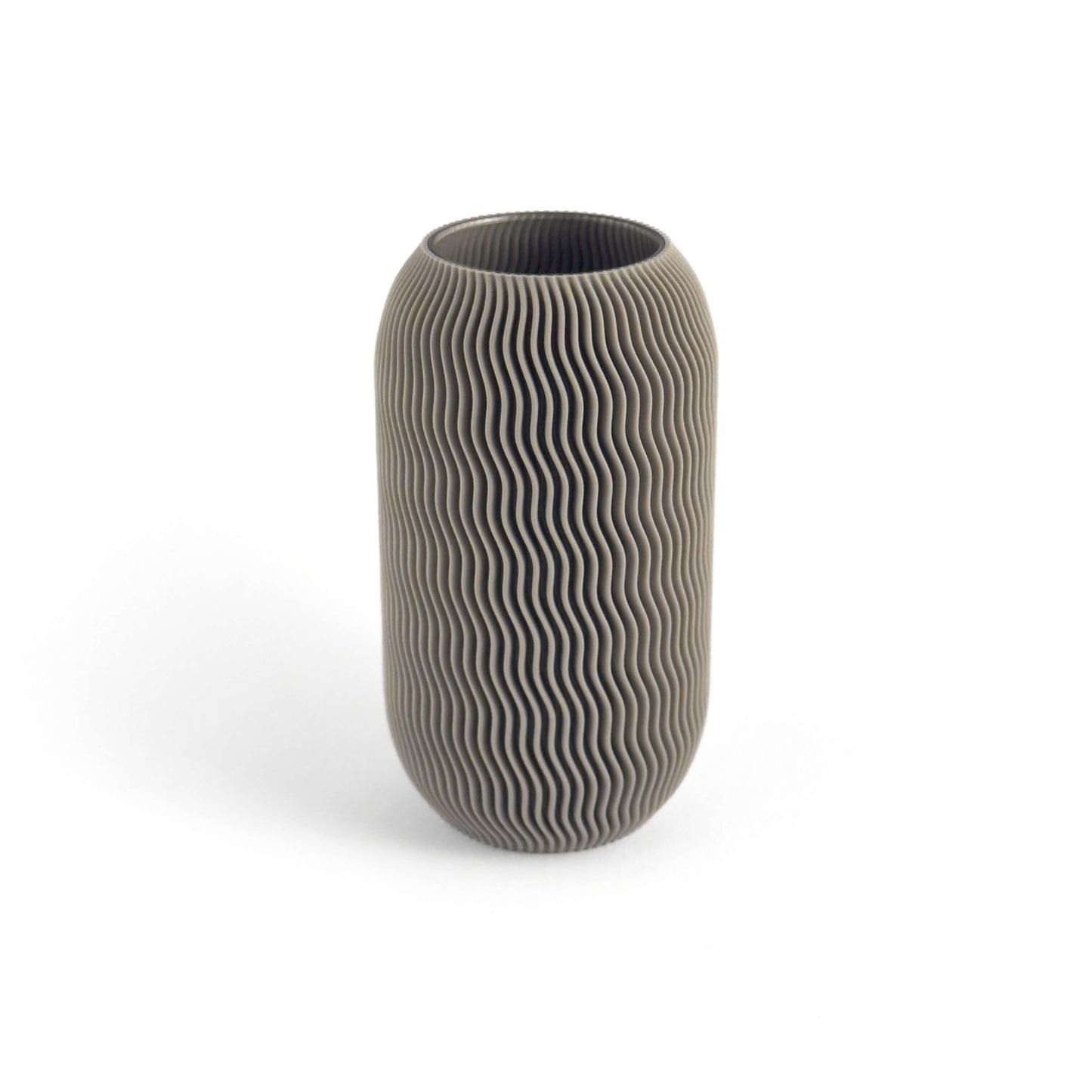 ZIN Vase in weiss, Größe klein – 3D-gedruckt aus PLA von Cranny