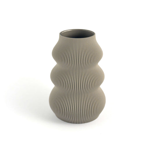 Kleine Eos Vase in Weiß – nachhaltig 3D-gedruckt von Cranny