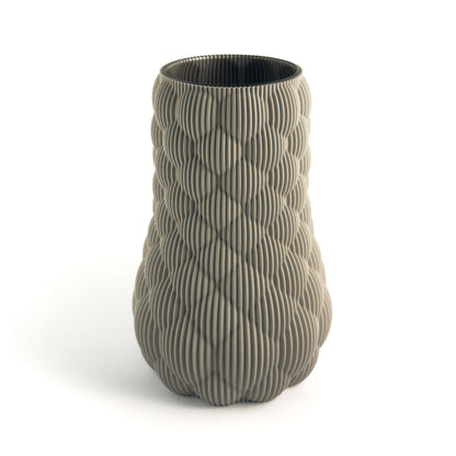 LUME Vase in weiss, Größe gross – 3D-gedruckt aus PLA von Cranny
