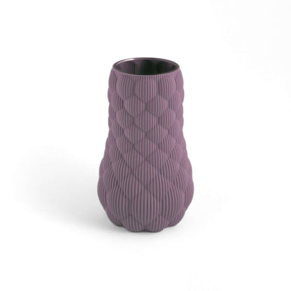 LUME Vase in lila, Größe klein – 3D-gedruckt aus PLA von Cranny
