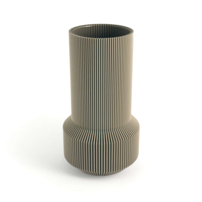 NOVA Vase in weiss, Größe gross – 3D-gedruckt aus PLA von Cranny
