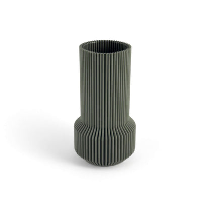 NOVA Vase in gruen, Größe klein – 3D-gedruckt aus PLA von Cranny

