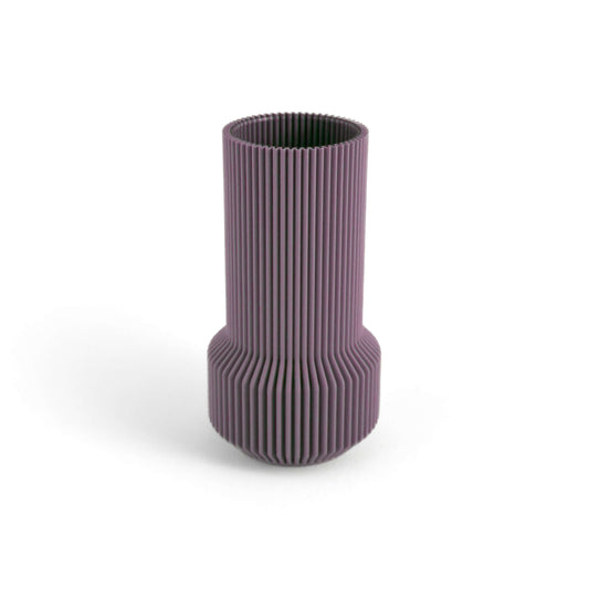 NOVA Vase in lila, Größe klein – 3D-gedruckt aus PLA von Cranny

