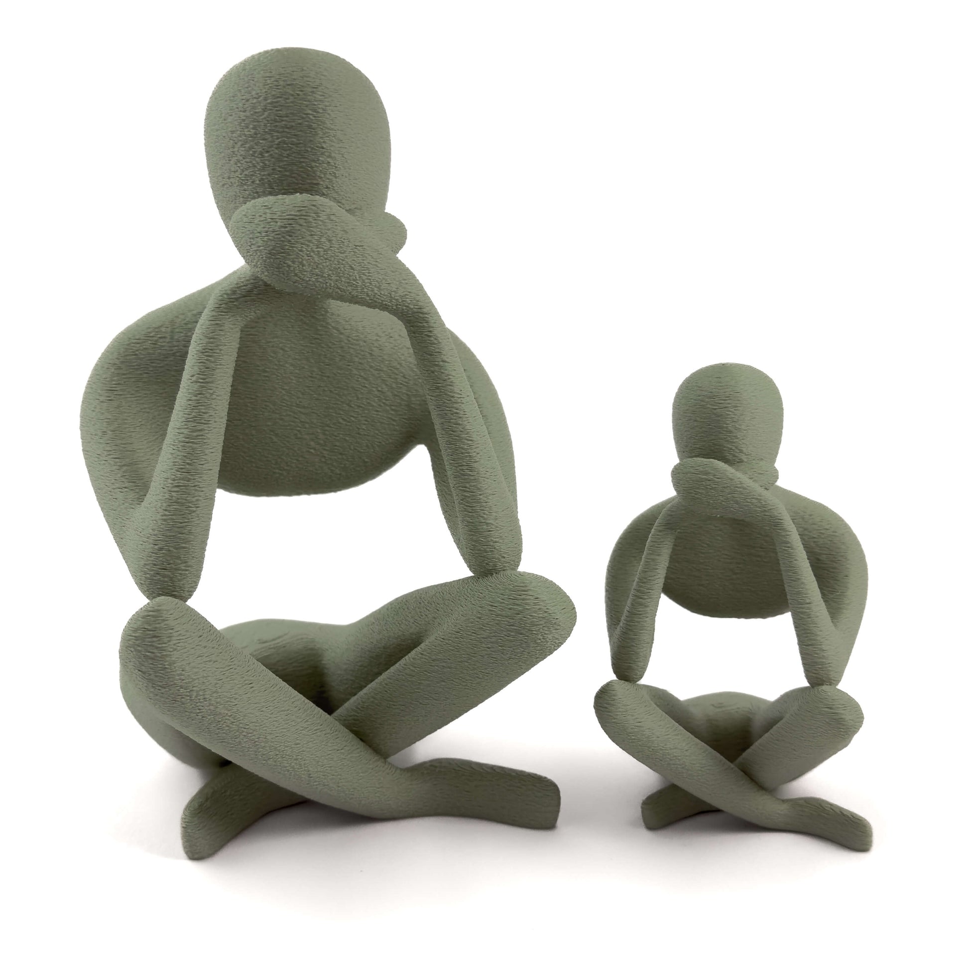 RUVO Figur in gruen, Größe beide – 3D-gedruckt aus PLA von Cranny
