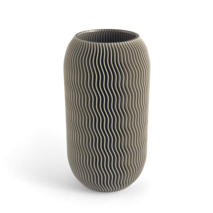 ZIN Vase in weiss, Größe gross – 3D-gedruckt aus PLA von Cranny
